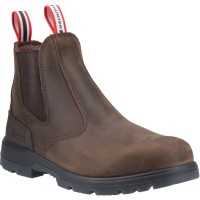 Hunter Drift Non Safety Chelsea Boot Brown